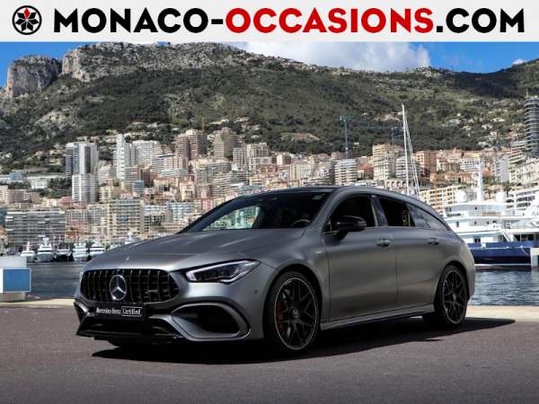 Mercedes-Benz-CLA Shooting Brake-45 AMG S 421ch 4Matic+ 8G-DCT Speedshift AMG-Occasion Monaco