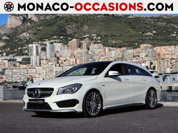 Mercedes-Benz-CLA Shooting Brake-45 AMG 381ch 4Matic Speedshift DCT-Occasion Monaco