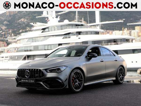 Mercedes-Benz-CLA-45 AMG S 421ch 4Matic+ 8G-DCT Speedshift AMG-Occasion Monaco