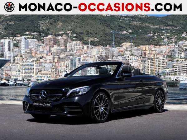 Mercedes-Benz-Classe C-Cabriolet 200 184ch AMG Line 9G-Tronic Euro6d-T-Occasion Monaco