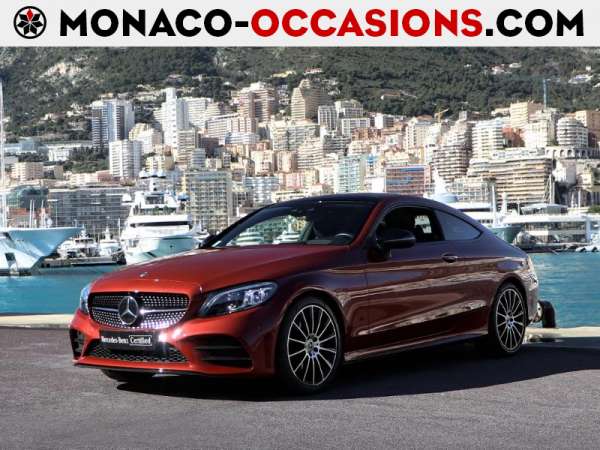 Mercedes-Benz-Classe C-Coupe 220 d 194ch AMG Line 9G-Tronic Euro6d-T-Occasion Monaco