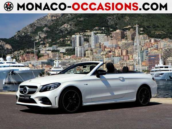 Mercedes-Benz-Classe C-Cabriolet 43 AMG 390ch 4Matic Speedshift TCT AMG Euro6d-T-Occasion Monaco