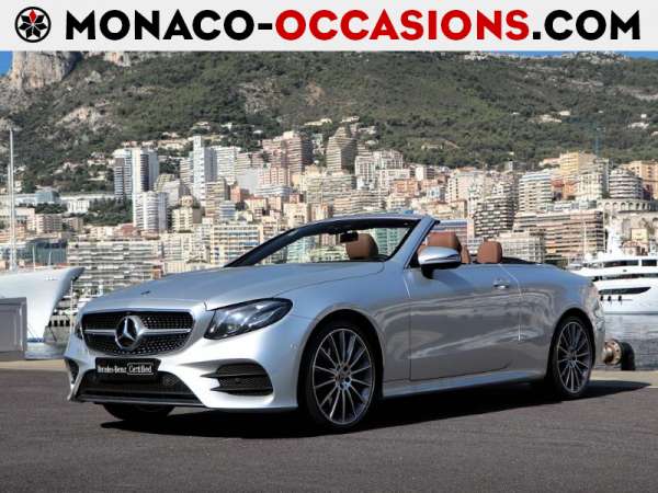 Mercedes-Benz-Classe E-Cabriolet 200 197ch AMG Line 9G-Tronic Euro6d-T-EVAP-ISC-Occasion Monaco