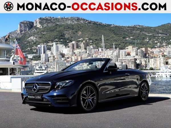 Mercedes-Benz-Classe E-Cabriolet 53 AMG 435ch 4Matic+ Speedshift MCT AMG Euro6d-T-EVAP-ISC-Occasion Monaco