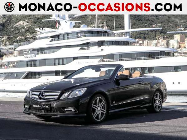 Mercedes-Benz-Classe E-Cabriolet 500 Executive BA-Occasion Monaco