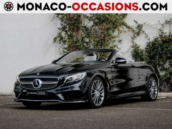 Mercedes-Benz-Classe S Cabriolet-500 9G-Tronic-Occasion Monaco
