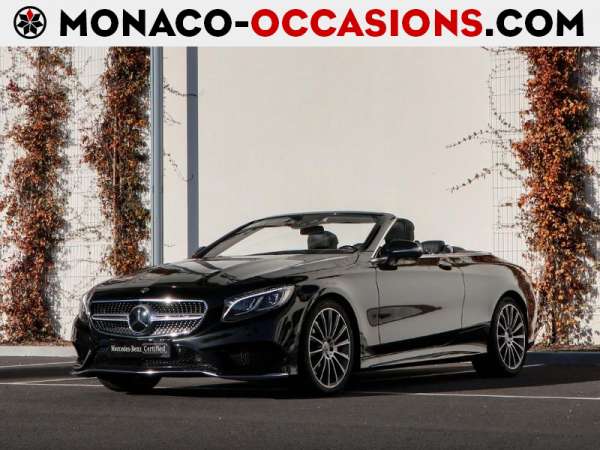 Mercedes-Benz-Classe S-Cabriolet 500 9G-Tronic-Occasion Monaco