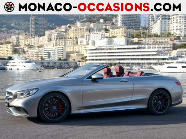 Mercedes-Benz-Classe S-Cabriolet 63 AMG 4Matic Edition 163-Occasion Monaco