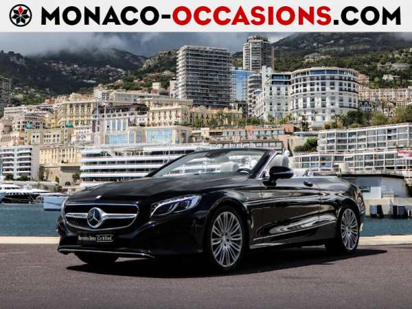 Mercedes-Benz-Classe S-Cabriolet 500 9G-Tronic-Occasion Monaco