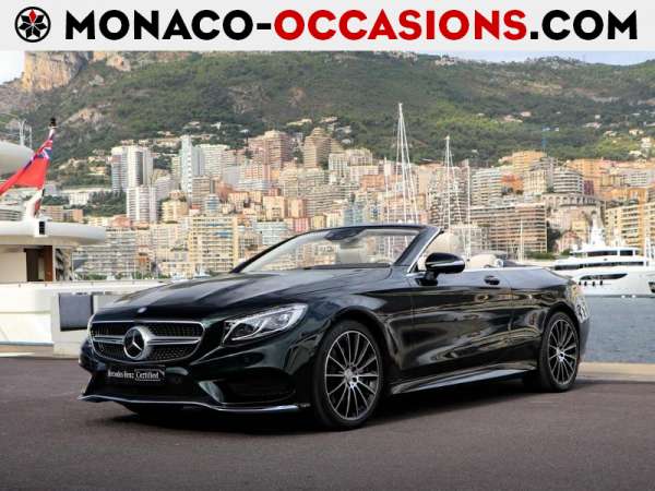 Mercedes-Benz-Classe S-Cabriolet 500 9G-Tronic-Occasion Monaco