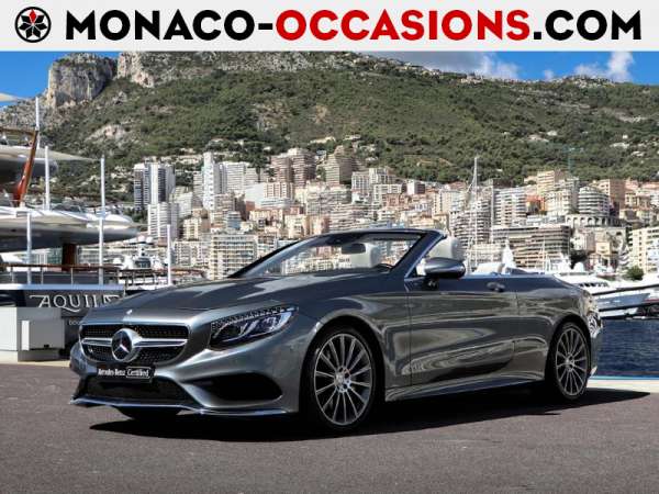 Mercedes-Benz-Classe S-Cabriolet 500 9G-Tronic-Occasion Monaco