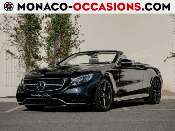 Mercedes-Benz-Classe S-Cabriolet 63 AMG 4Matic Speedshift MCT AMG-Occasion Monaco