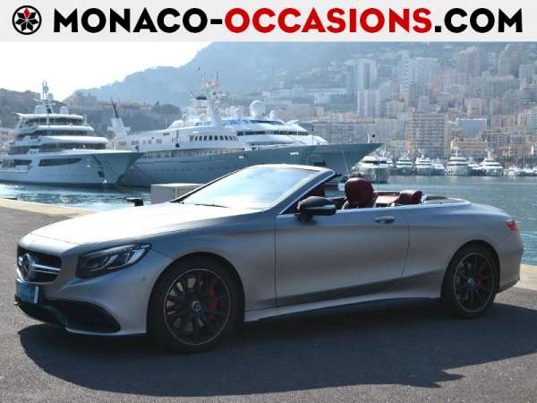 Mercedes-Benz-Classe S-Cabriolet 63 AMG 4Matic Speedshift MCT AMG-Occasion Monaco