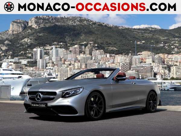 Mercedes-Benz-Classe S-Cabriolet 63 AMG 4Matic Speedshift MCT AMG-Occasion Monaco