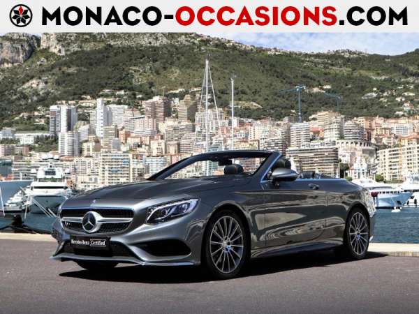 Mercedes-Benz-Classe S-Cabriolet 500 9G-Tronic-Occasion Monaco