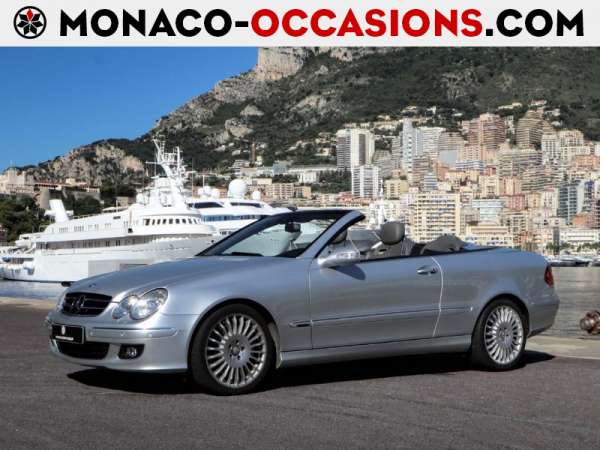 Mercedes-Benz-CLK-Cabriolet 500 V8 Avantgarde 7GTro-Occasion Monaco