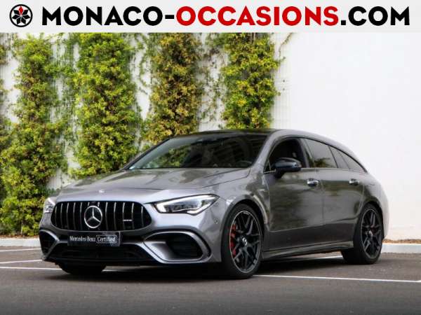Mercedes-CLA Shooting Brake-45 AMG S 421ch 4Matic+ 8G-DCT Speedshift AMG-Occasion Monaco