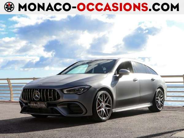 Mercedes-CLA Shooting Brake-45 AMG S 421ch 4Matic+ 8G-DCT Speedshift AMG-Occasion Monaco