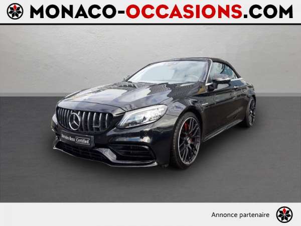 Mercedes-Classe C Cabriolet-63 AMG S 510ch Speedshift MCT-Occasion Monaco