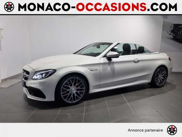 Mercedes-Classe C Cabriolet-63 AMG S 510ch Speedshift MCT-Occasion Monaco