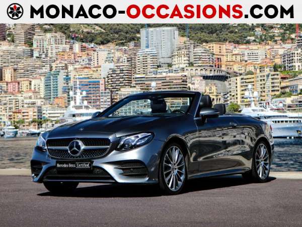 Mercedes-Classe E-Cabriolet 300 245ch Fascination 9G-Tronic Euro6d-T-Occasion Monaco