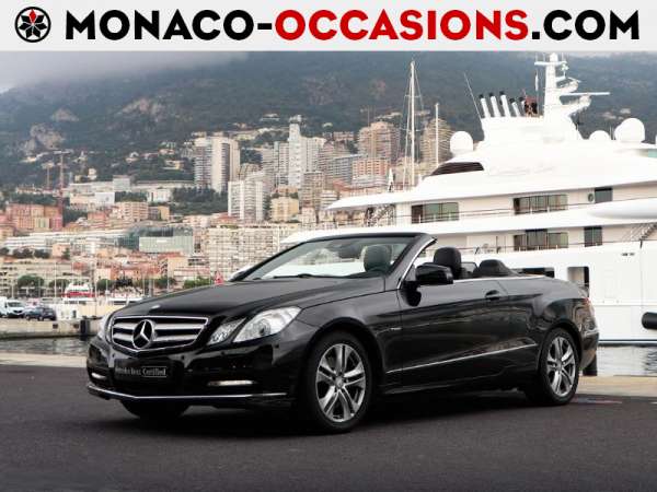 Mercedes-Classe E-Cabriolet 350 CDI Executive BE BA-Occasion Monaco