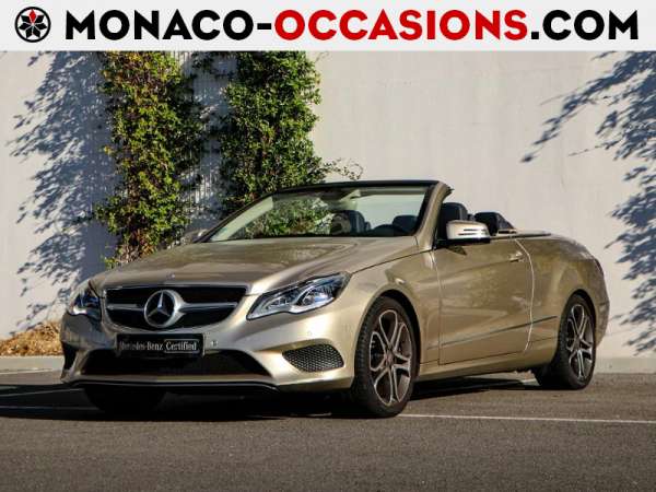 Mercedes-Classe E-Cabriolet 250 211ch Executive 7G-TRONIC PLUS-Occasion Monaco