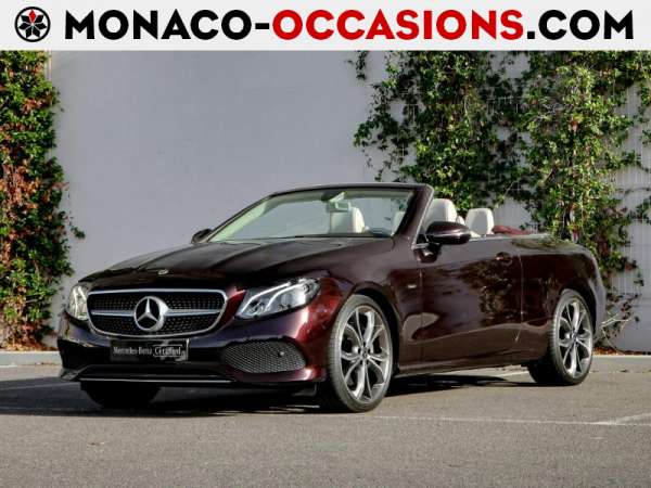 Mercedes-Classe E-Cabriolet 300 245ch Pack Edition 25ème anniversaire-Occasion Monaco
