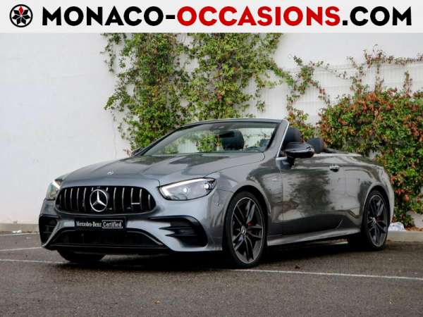 Mercedes-Classe E-Cabriolet 53 AMG 435ch 4Matic+ Speedshift TCT 9G-Occasion Monaco