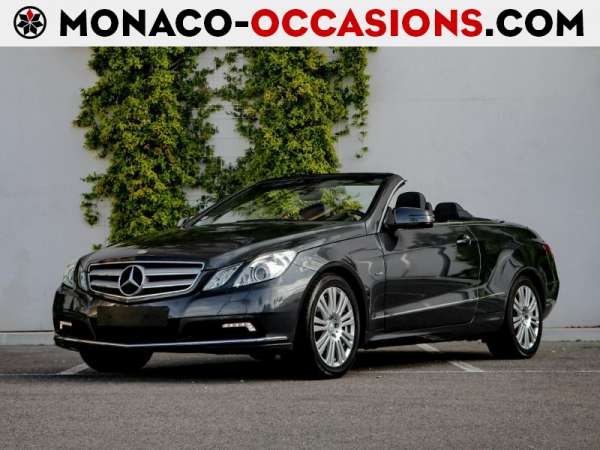 Mercedes-Classe E-Cabriolet 250 CGI Executive BE BA-Occasion Monaco