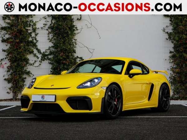 Porsche-718 Cayman-4.0 420ch GT4 E6d-T-Occasion Monaco