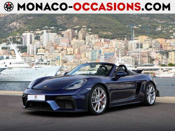 Porsche-718 Spyder-4.0 420ch PDK MY21-22-Occasion Monaco