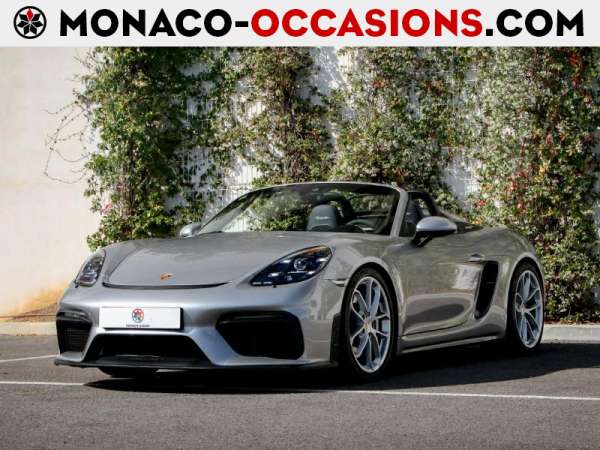 Porsche-718 Spyder-4.0 420ch-Occasion Monaco