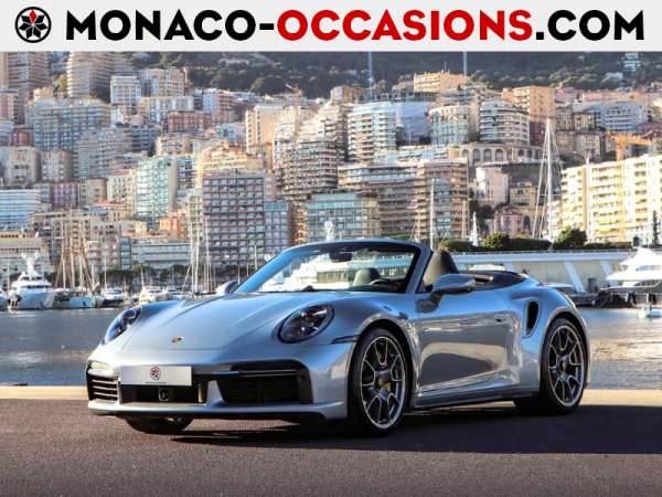 Porsche-911 Cabriolet-3.7 650ch Turbo S MY21-22-Occasion Monaco