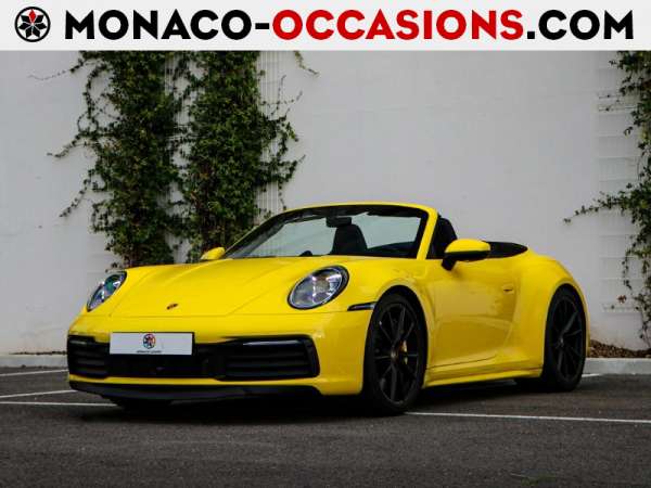 Porsche-911 Cabriolet-3.0 450ch 4S MY20-Occasion Monaco