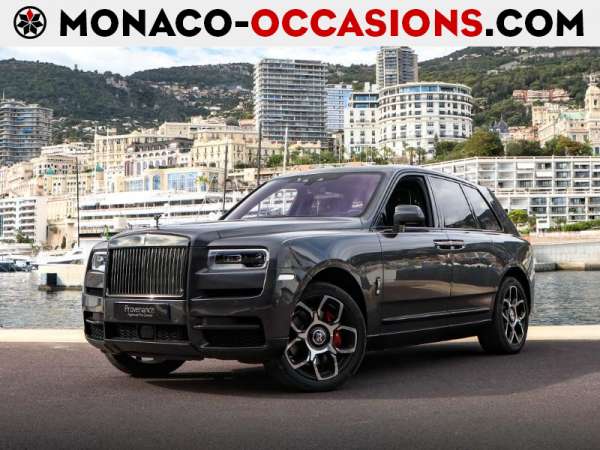 Rolls-Royce-Cullinan-V12 6.75 Bi-Turbo 600ch Black Badge-Occasion Monaco