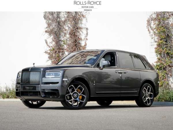 Rolls-Royce-Cullinan-V12 6.75 Bi-Turbo 600ch Black Badge-Occasion Monaco