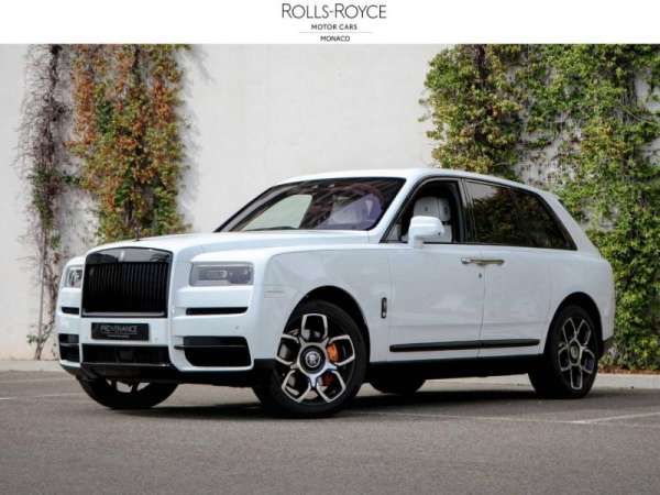 Rolls-Royce-Cullinan-V12 6.75 Bi-Turbo 600ch Black Badge-Occasion Monaco