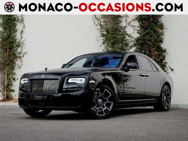 Rolls-Royce-Ghost-V12 6.6 612ch Black Badge-Occasion Monaco