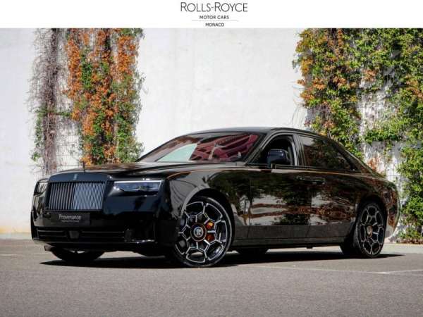 Rolls-Royce-Ghost-V12 6.6 600ch Black Badge-Occasion Monaco