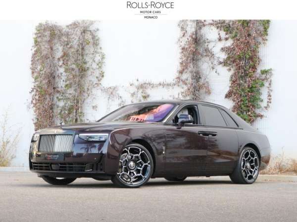 Rolls-Royce-Ghost-V12 6.6 600ch Black Badge-Occasion Monaco