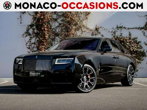 Rolls-Royce-Ghost-V12 6.6 600ch Black Badge-Occasion Monaco