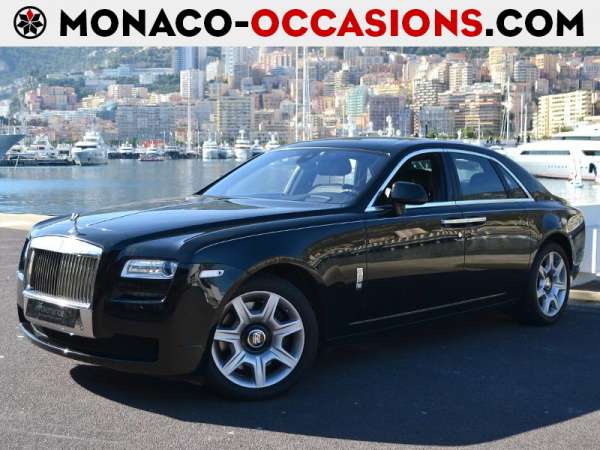 Rolls-Royce-Ghost-V12 6.6 570ch-Occasion Monaco