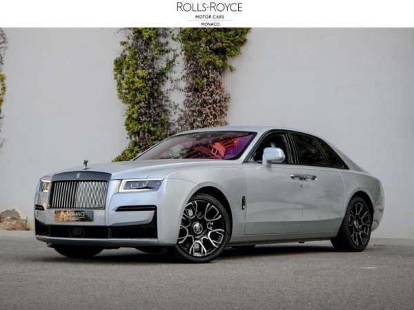 Rolls-Royce-Ghost-V12 6.6 600ch Black Badge-Occasion Monaco
