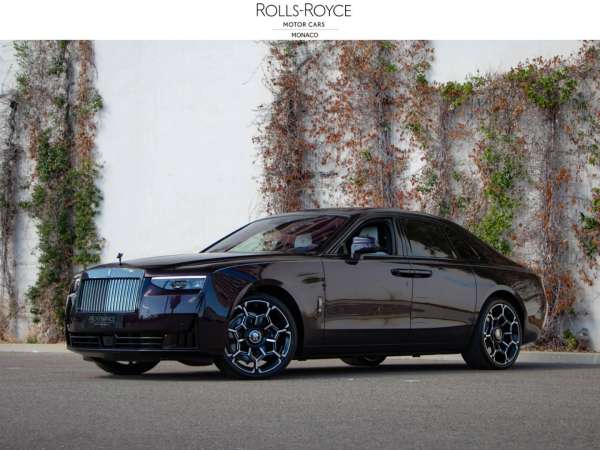Rolls-Royce-Ghost-V12 6.6 600ch Black Badge-Occasion Monaco