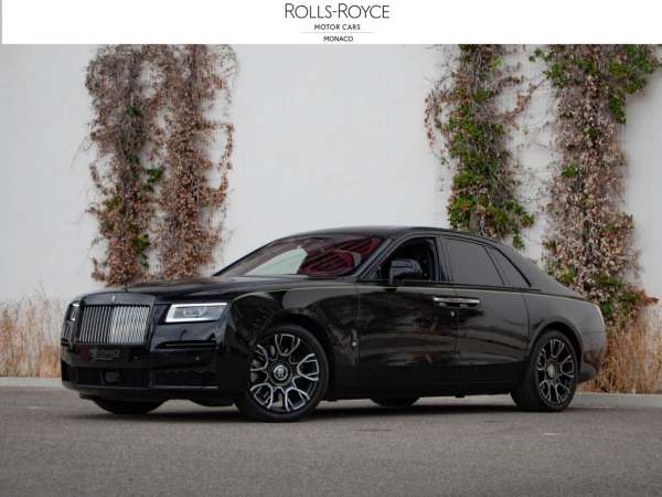 Rolls-Royce-Ghost-V12 6.75 600ch Black Badge-Occasion Monaco