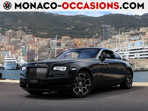 Rolls-Royce-Wraith-V12 632ch Black Badge-Occasion Monaco