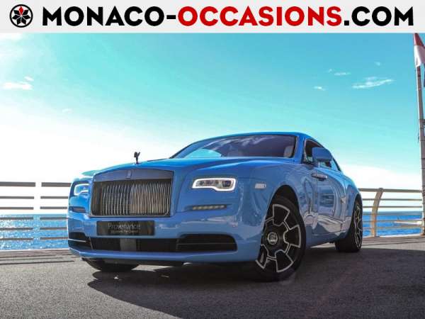 Rolls-Royce-Wraith-V12 632ch Black Badge-Occasion Monaco