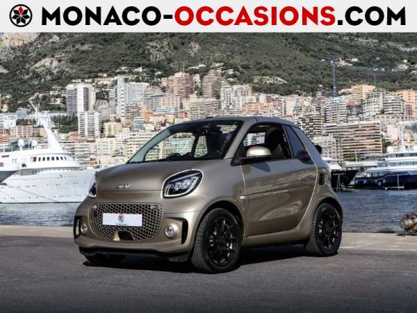 smart-Fortwo Cabriolet-Electrique 82ch prime-Occasion Monaco
