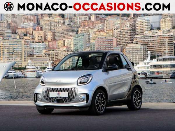 smart-Fortwo Cabriolet-Electrique 82ch prime-Occasion Monaco